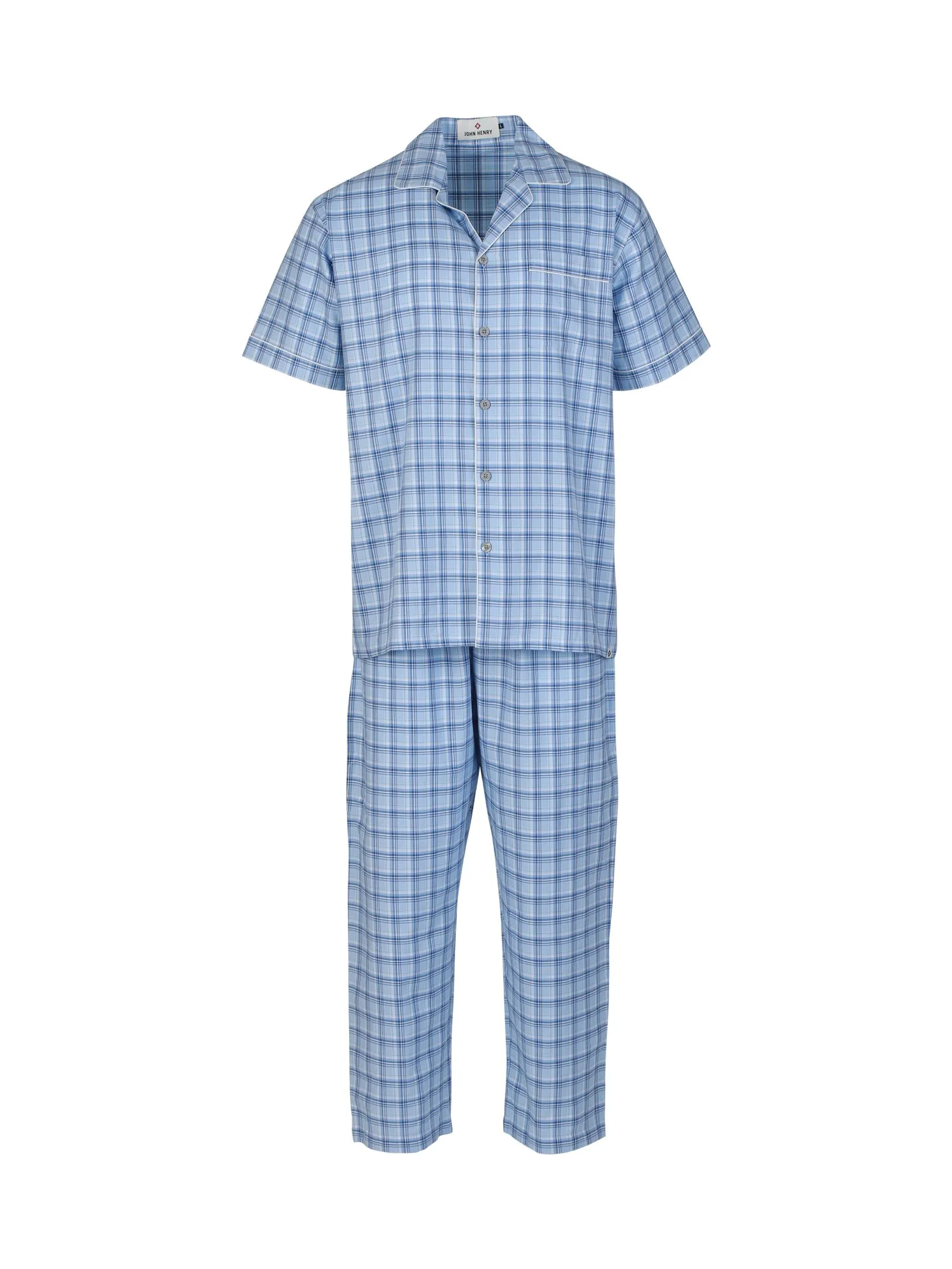 JOHN HENRY INNERWEAR Pajama Set Men's Sleepwear - Blue