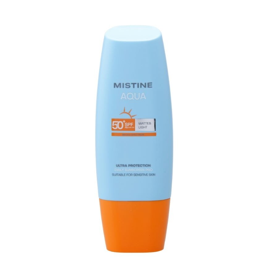Mistine Aqua Base Ultra Protection MatteLight Daily Face SPF50+ PA++++ 60ml.
