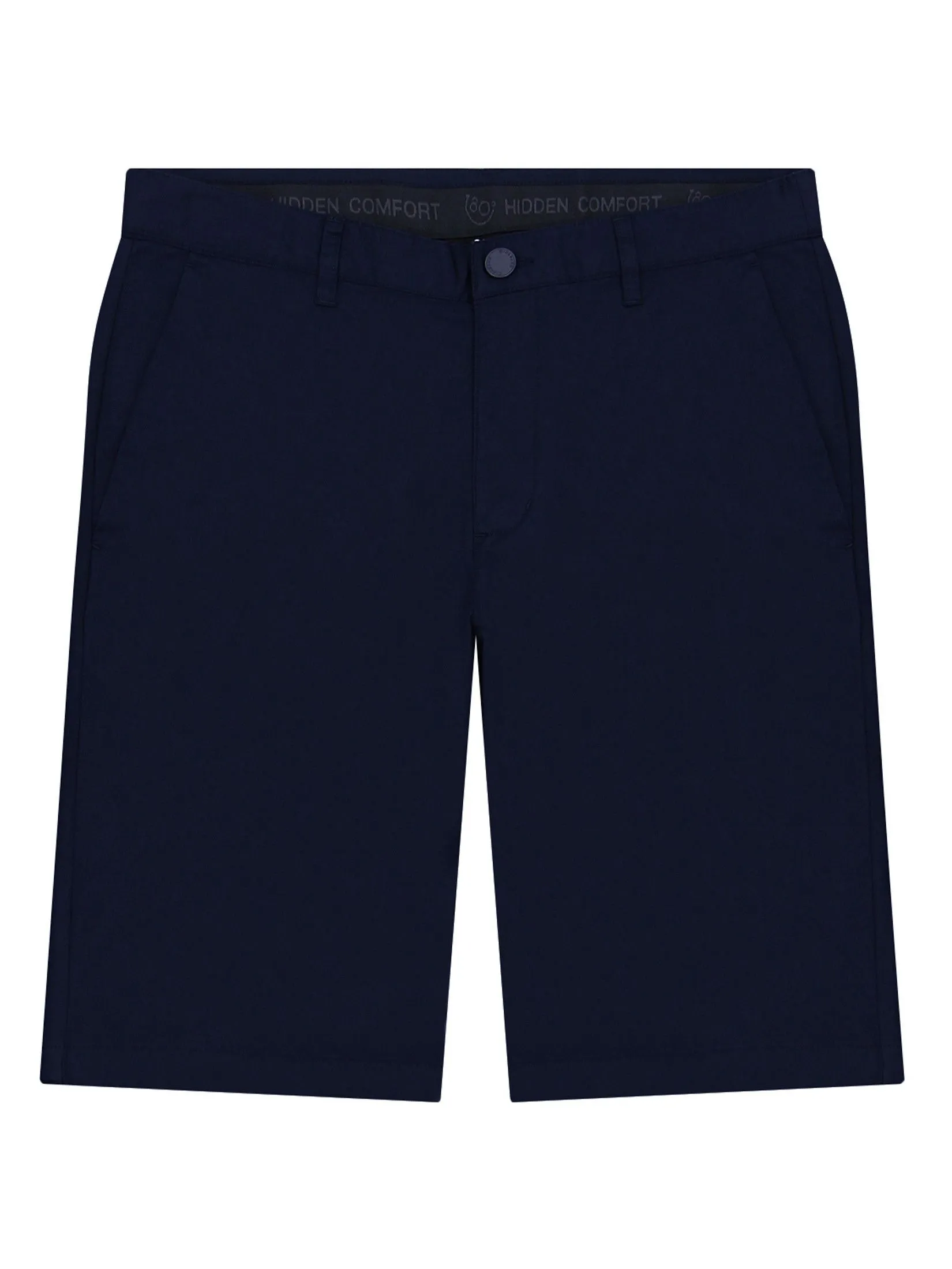 GIORDANO Men's Slim Cool-touch Shorts (180° Elastic Waist) Navy