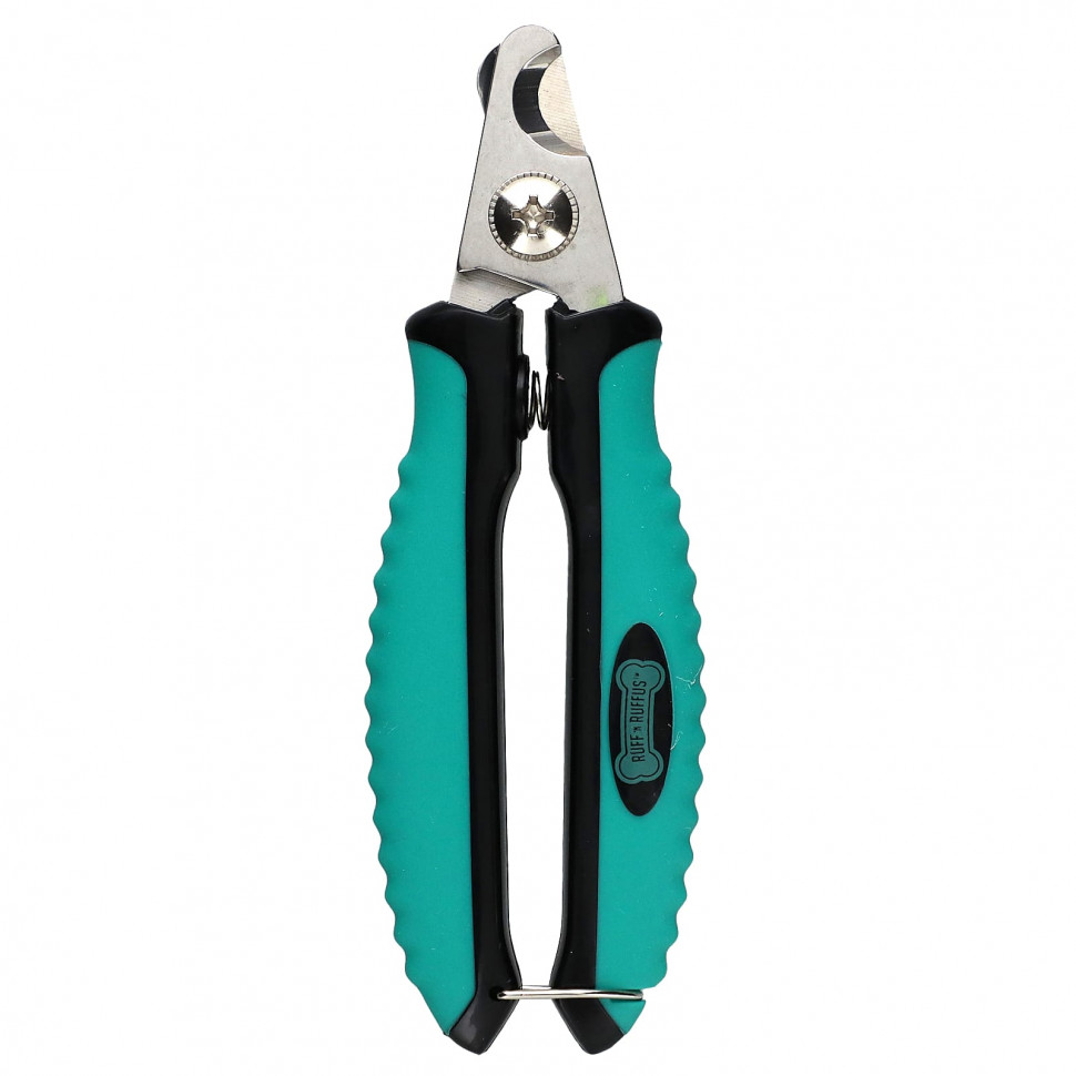 Ruff 'N Ruffus, Набор для ухода за кошками и собаками, цвет морской волны, 1 щетка, 1 машинка для стрижки