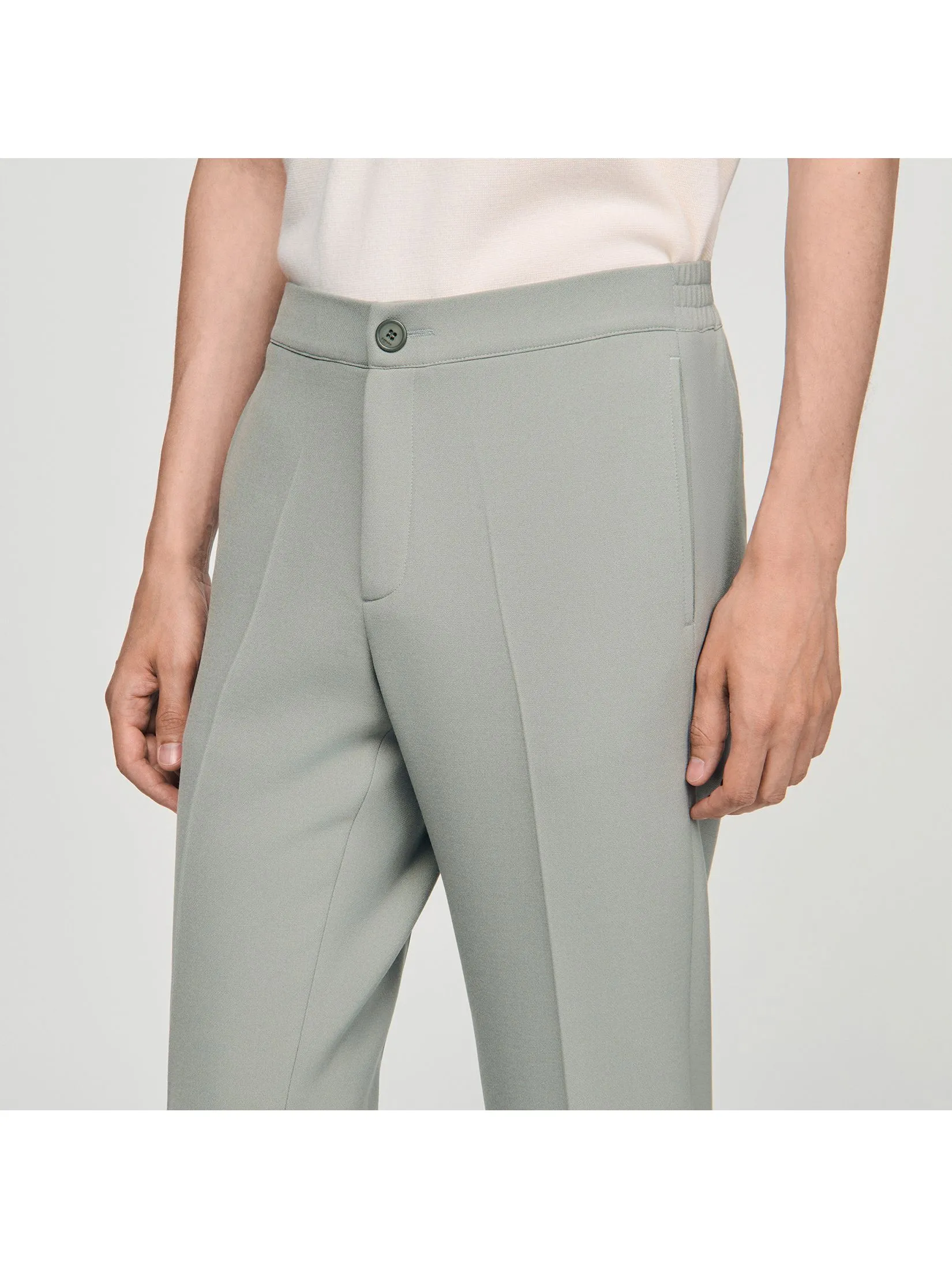 SANDRO Jersey Trousers
