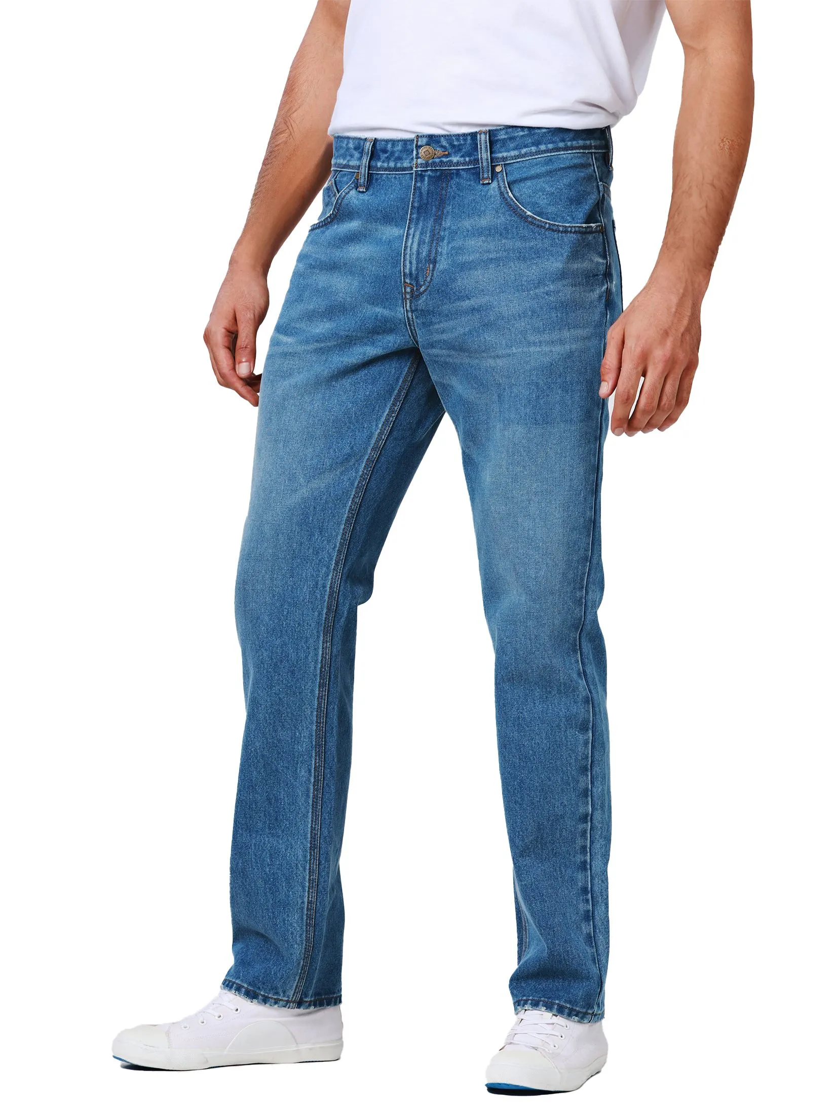 JOHN HENRY Men's Jeans (Regular Fit) DENIM Mid Indigo