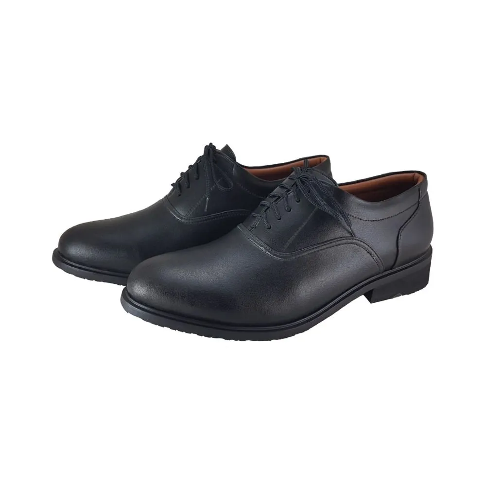 FREEWOOD SHOES leather biz laced B5839801-black