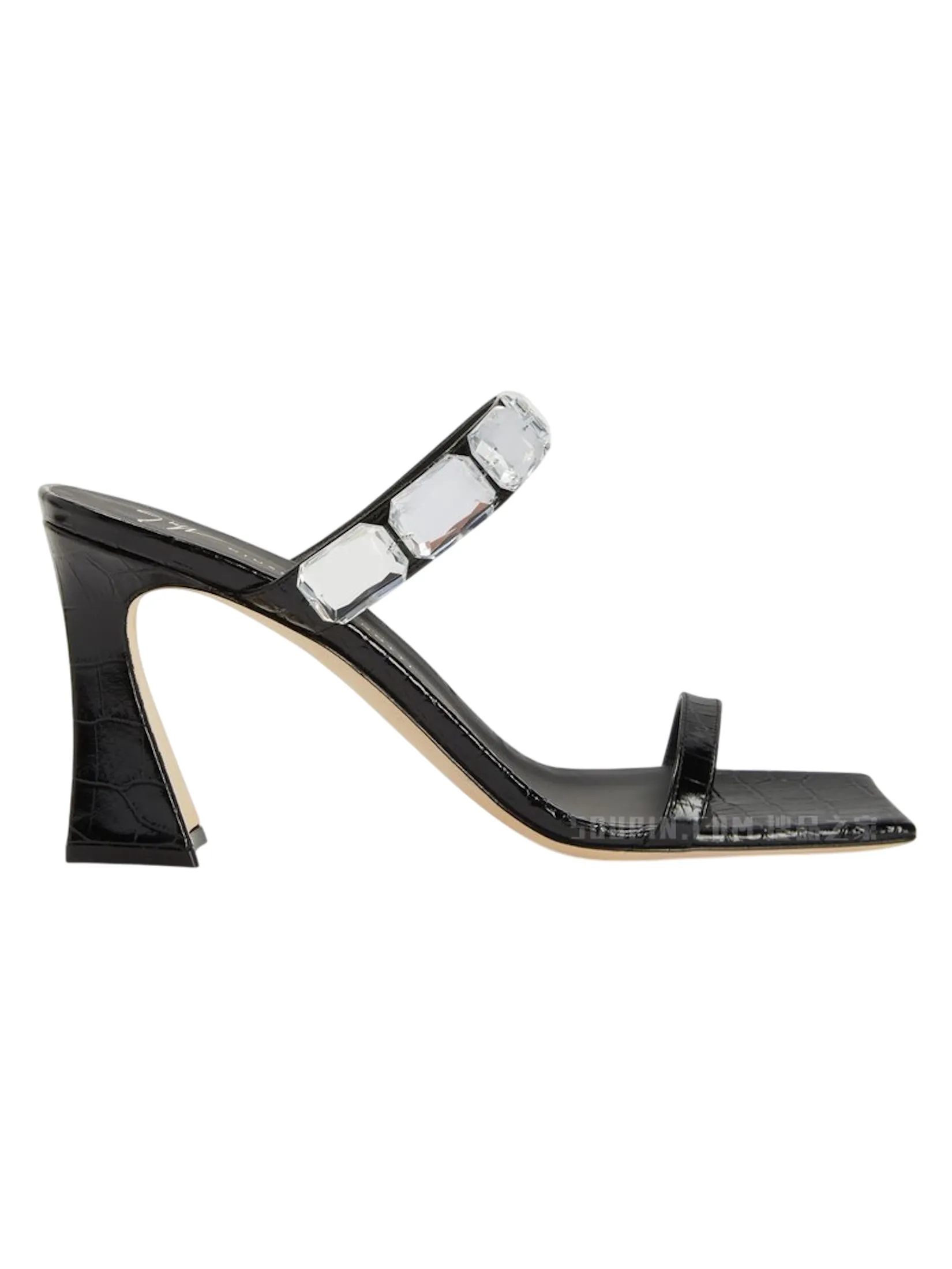 GIUSEPPE ZANOTTI WOMEN HEELS THE GENNARO RIC. SANDAL NERO BLACK