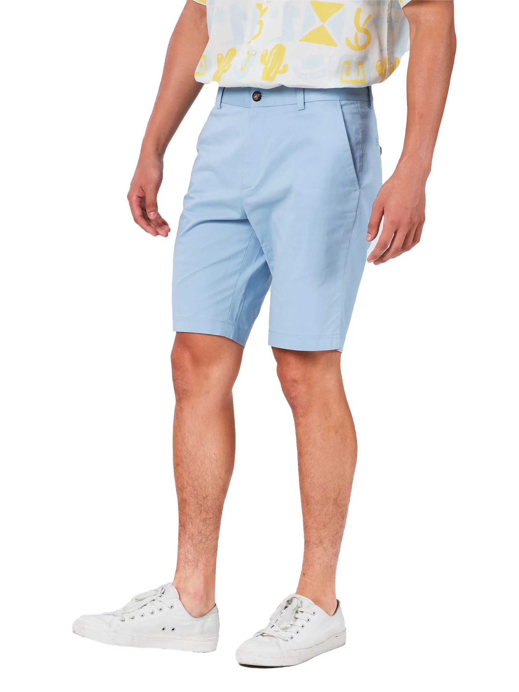 JOHN HENRY Men's Shorts (Slim Fit) REJUVENATE VACATION Blue