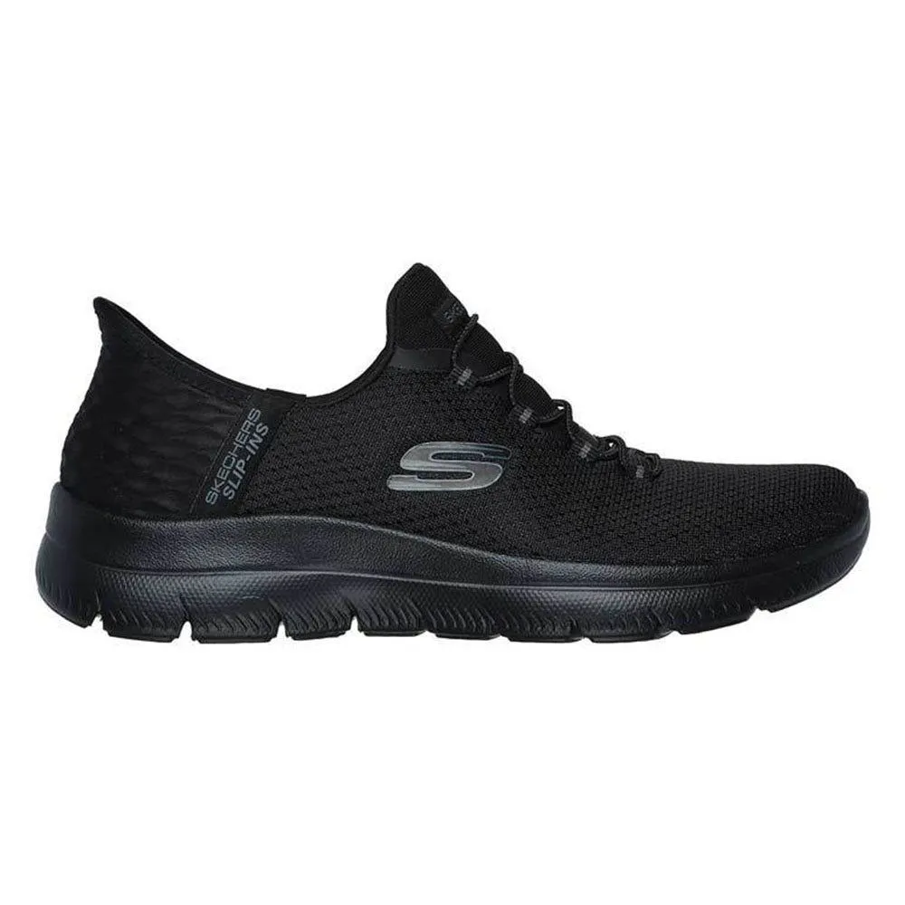 SKECHERS Women Casual Shoes Slip-ins®: Summits - Diamond Dream Black - SK108SH825EETH