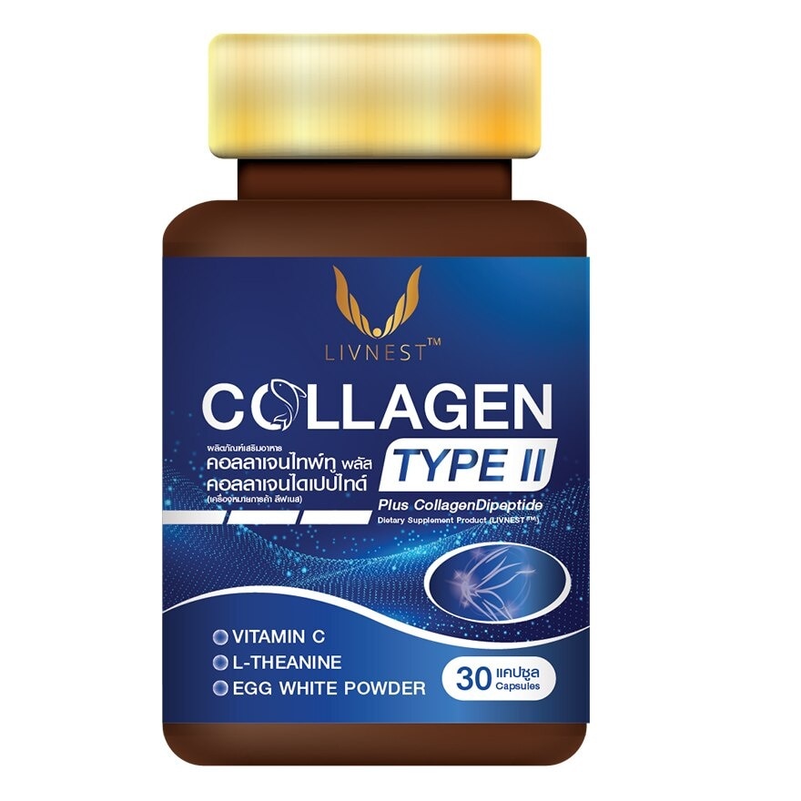 Livnest Collagen Type II 30 Capsules