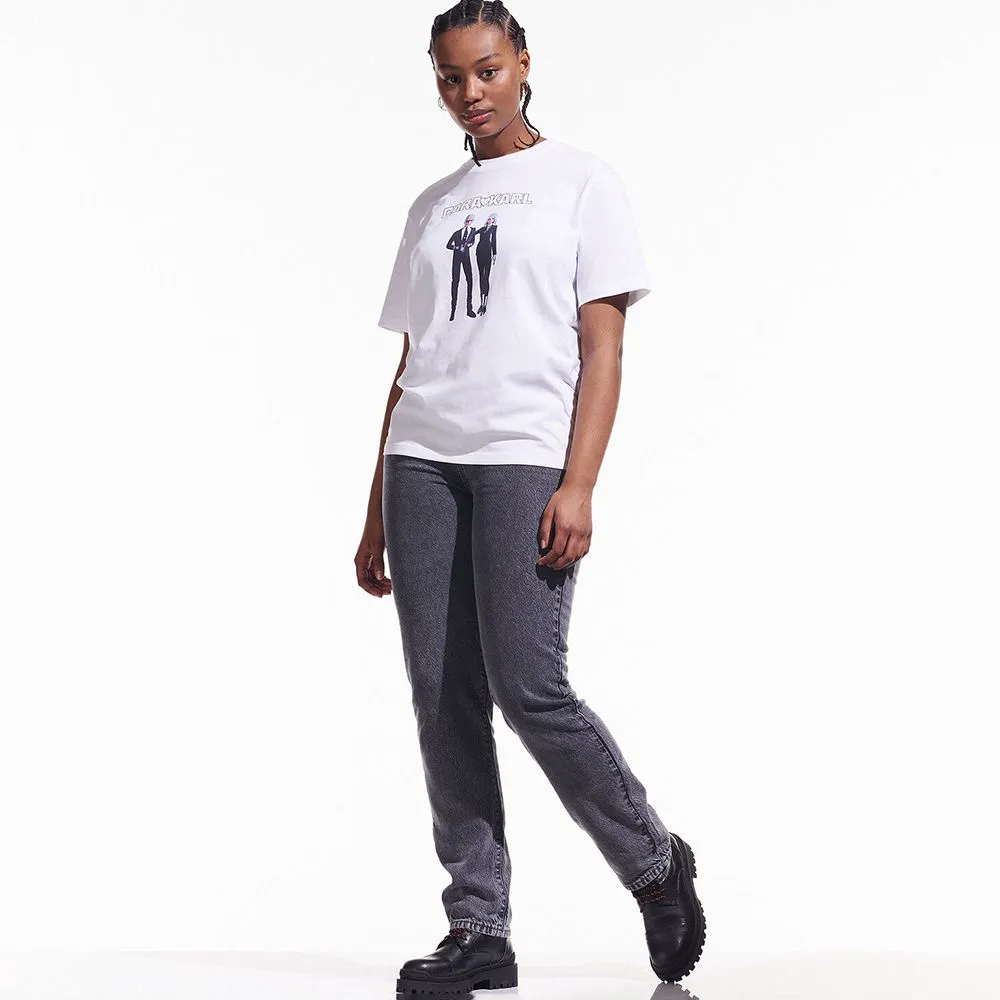 KARL LAGERFELD CARA LOVES KARL Avatar T-shirt White