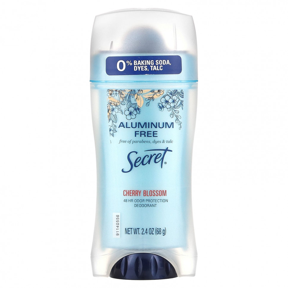 Secret, Дезодорант, вишневый цвет, 68 г (2,4 унции) - SCE-63966-Кокос