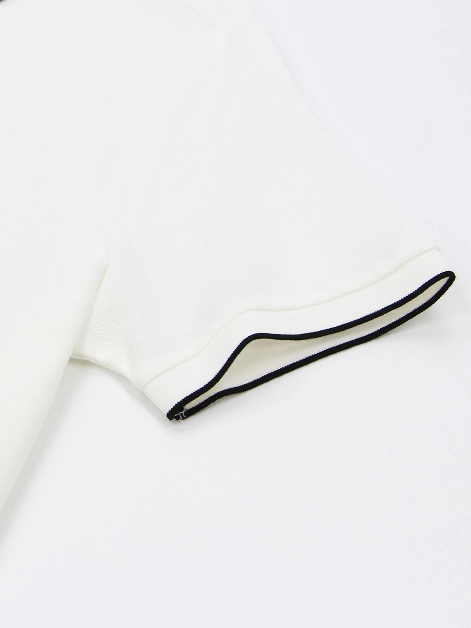 GIORDANO Beau Monde | Men's Cool Jade Solid Polo (Online Exclusive) Snow White