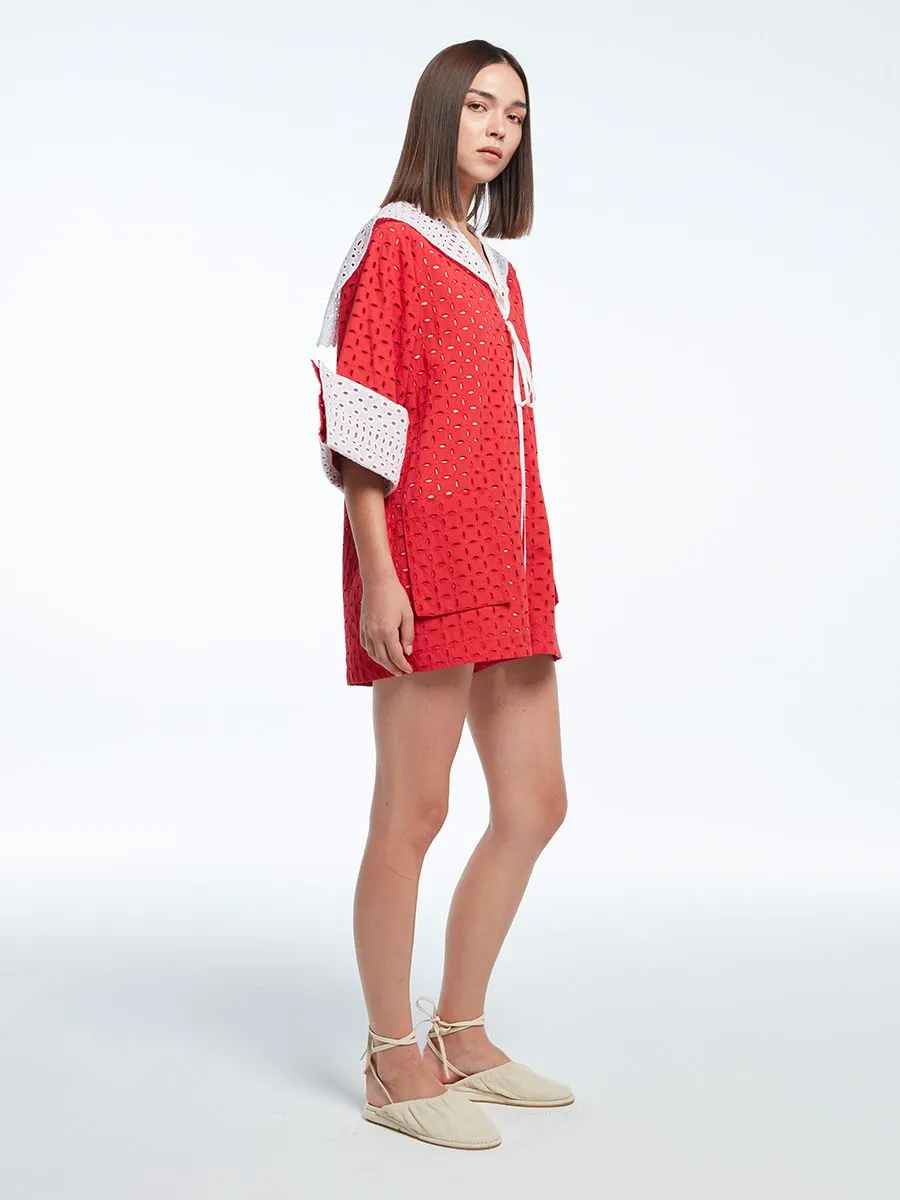 JANESUDA (SS23) Red Jumpsuit