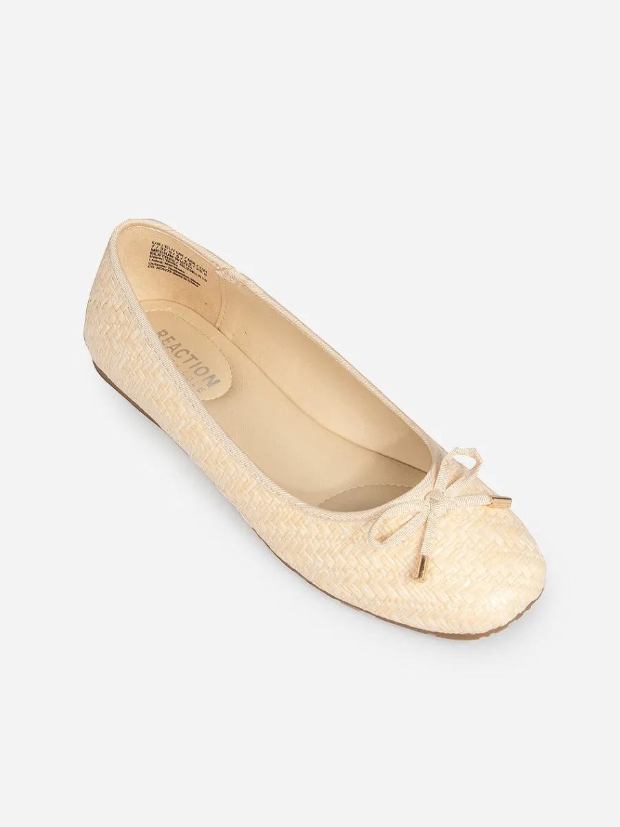 KENNETH COLE WOMEN'S FLAT SHOES ELSTREE / NATURAL RAFFIA