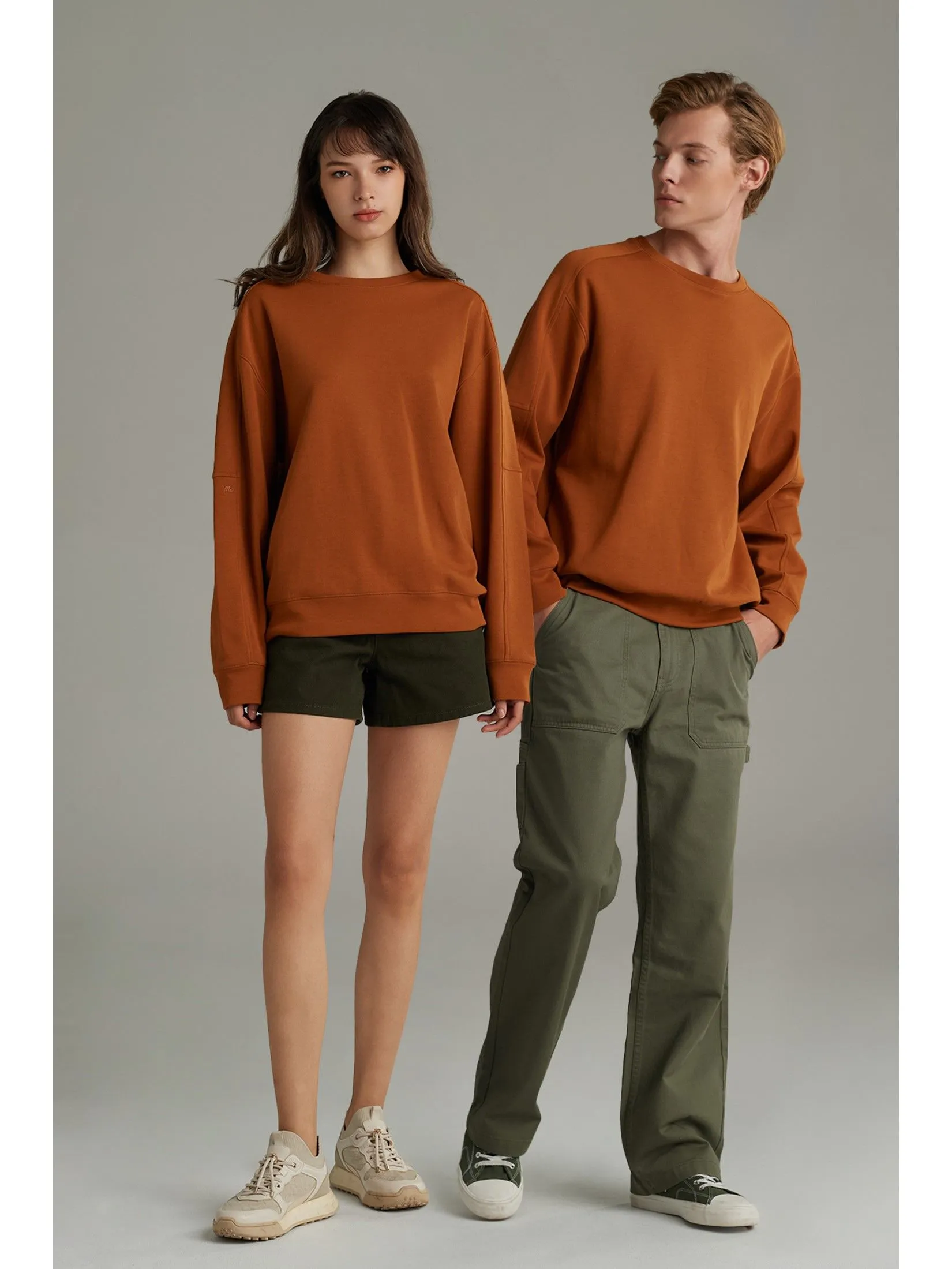 MC JEANS Sweater Men Orange