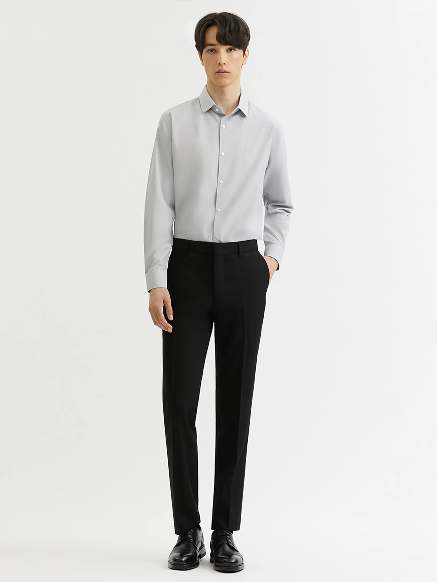 DAPPER Men EASY CARE Plaid Regular Fit Shirt Black