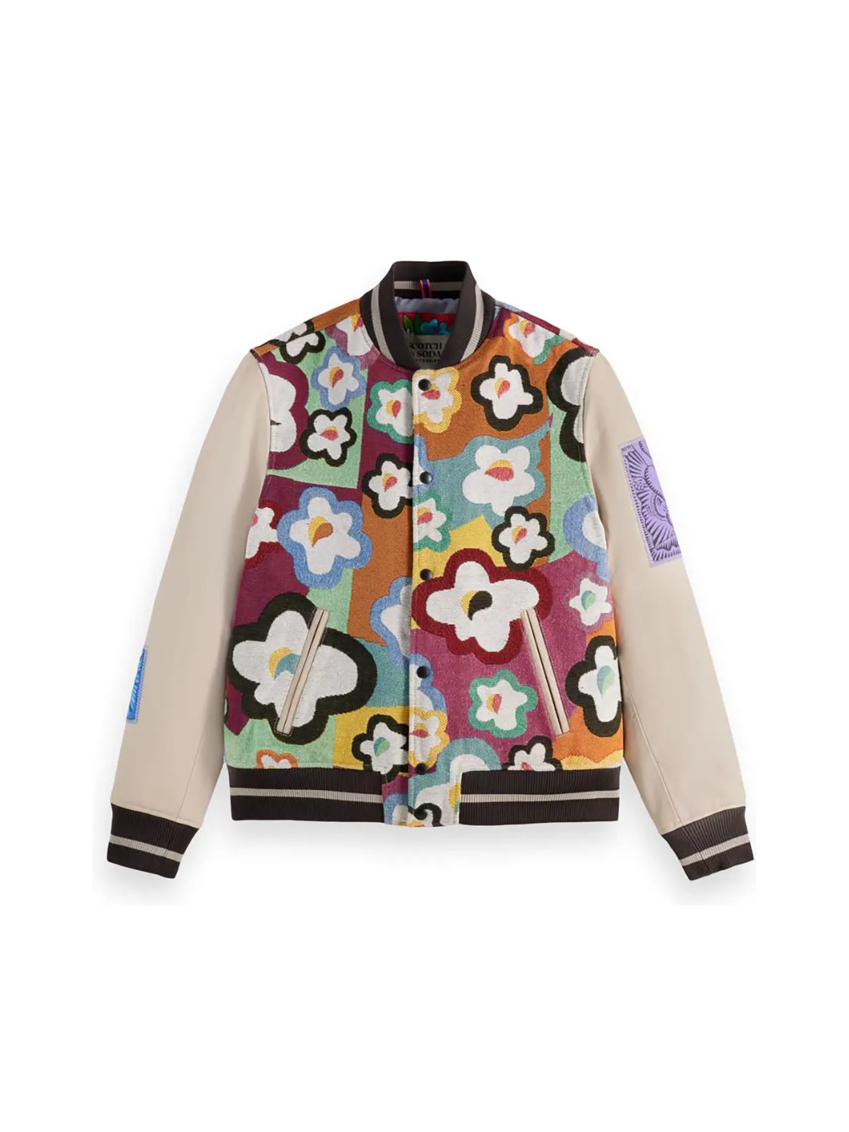 SCOTCH&SODA Men Jacket Scotch & Soda x Burton Morris Floral Flower / Hearts AOP