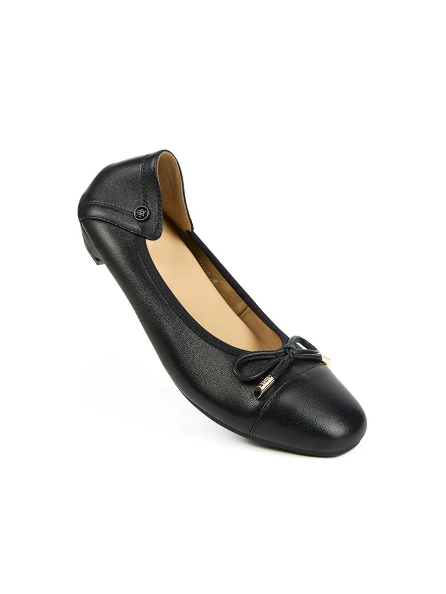 SHU WOMEN  SOFY SOFA 0.5" CAP-TOES - BLACK