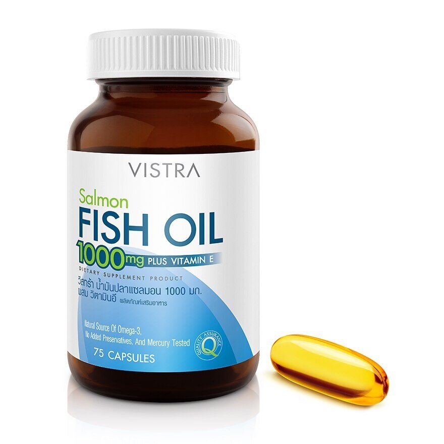 Vistra Salmon Fish Oil 1000 mg 75 Caps