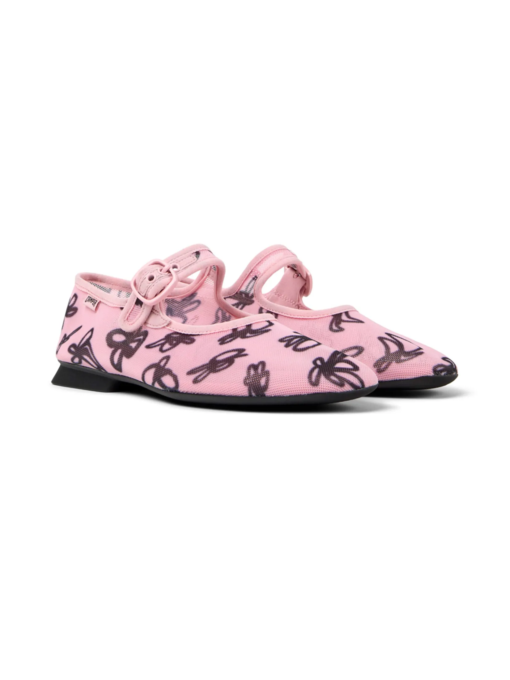 CAMPER Women Ballerina Shoes Casi Myra Pink