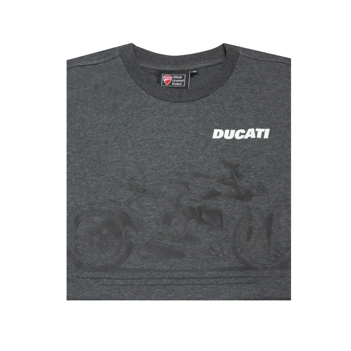 DUCATI Gray T-shirt for men DCT52 052