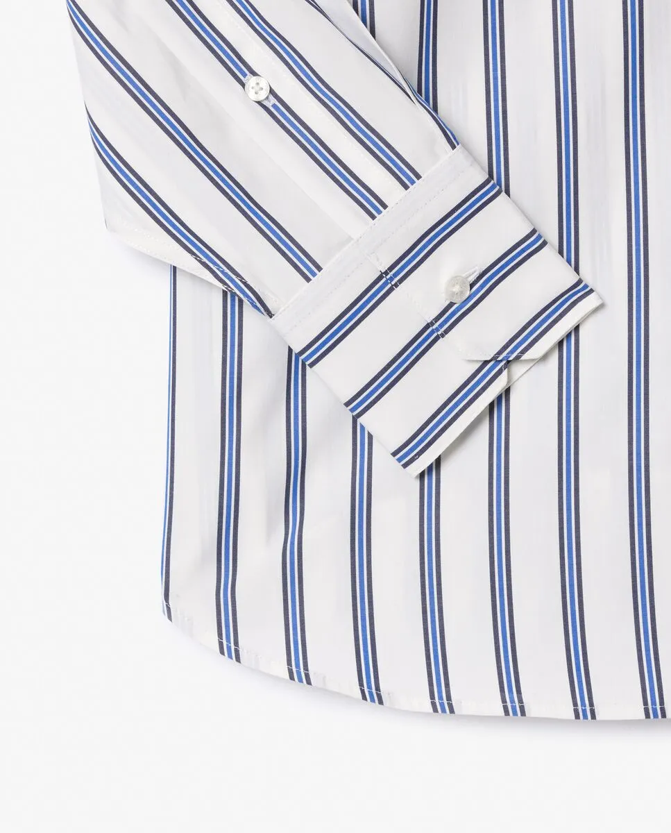 LACOSTE Oversized Poplin Shirt White