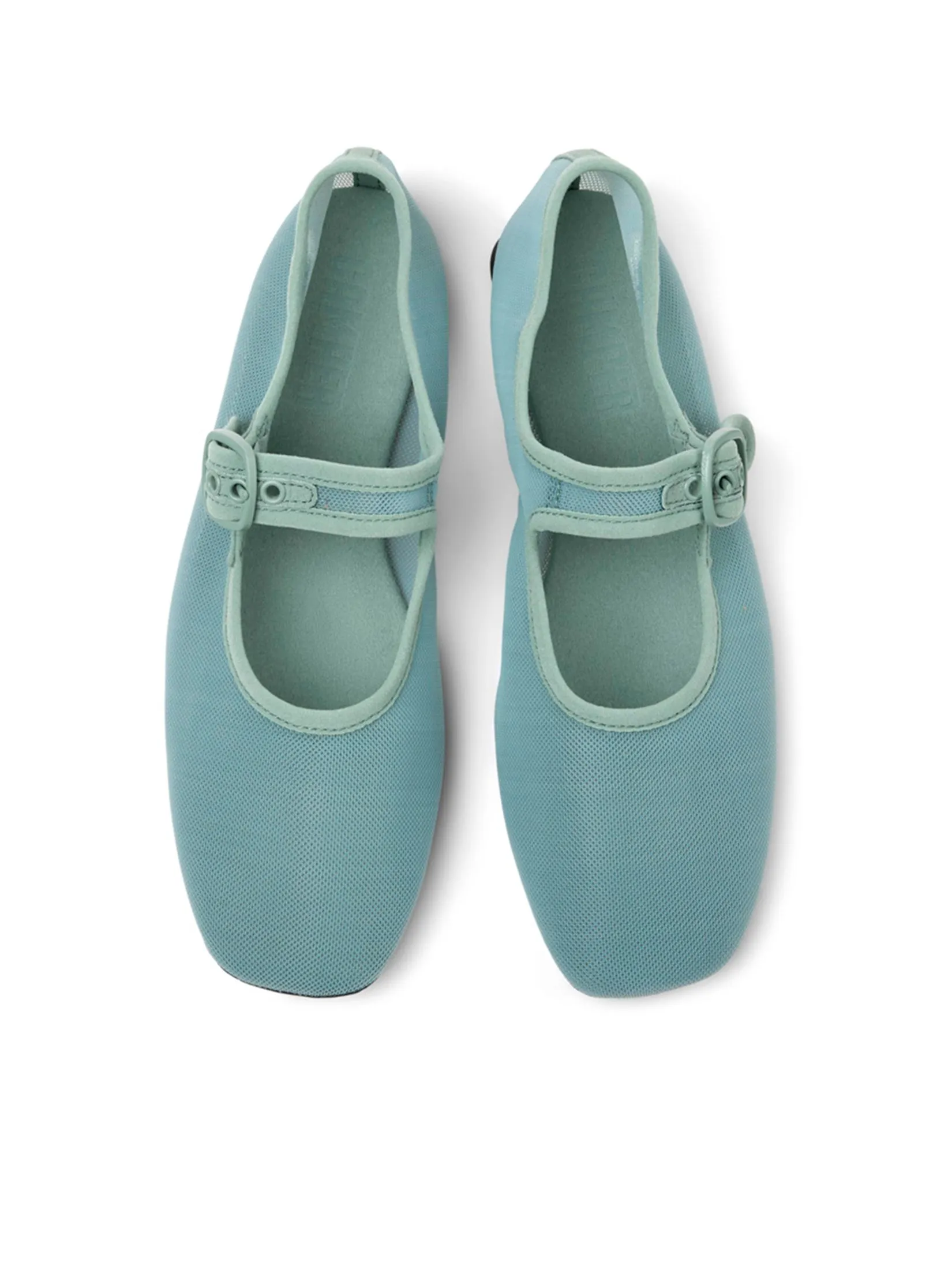 CAMPER Women Ballerina Shoes Casi Myra Green