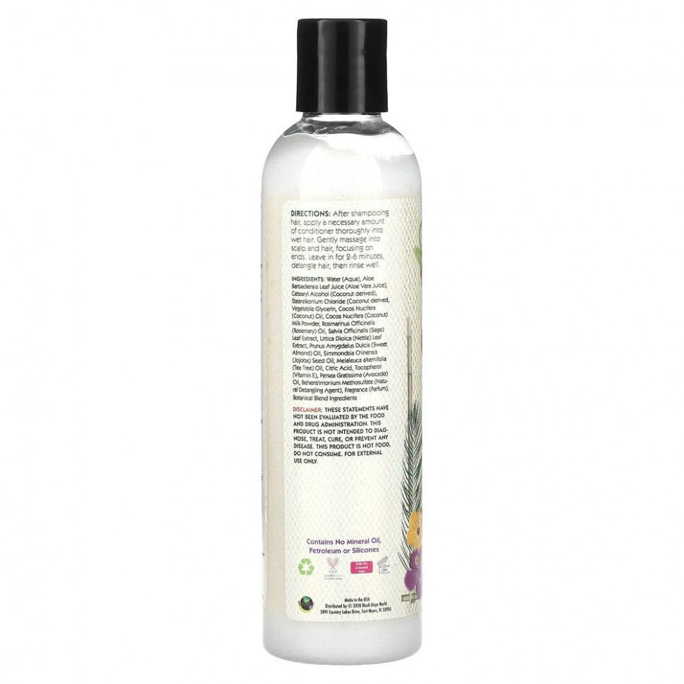 Alikay Naturals, Caribbean Coconut, кондиционер для молока, 237 мл (8 жидк. Унций)