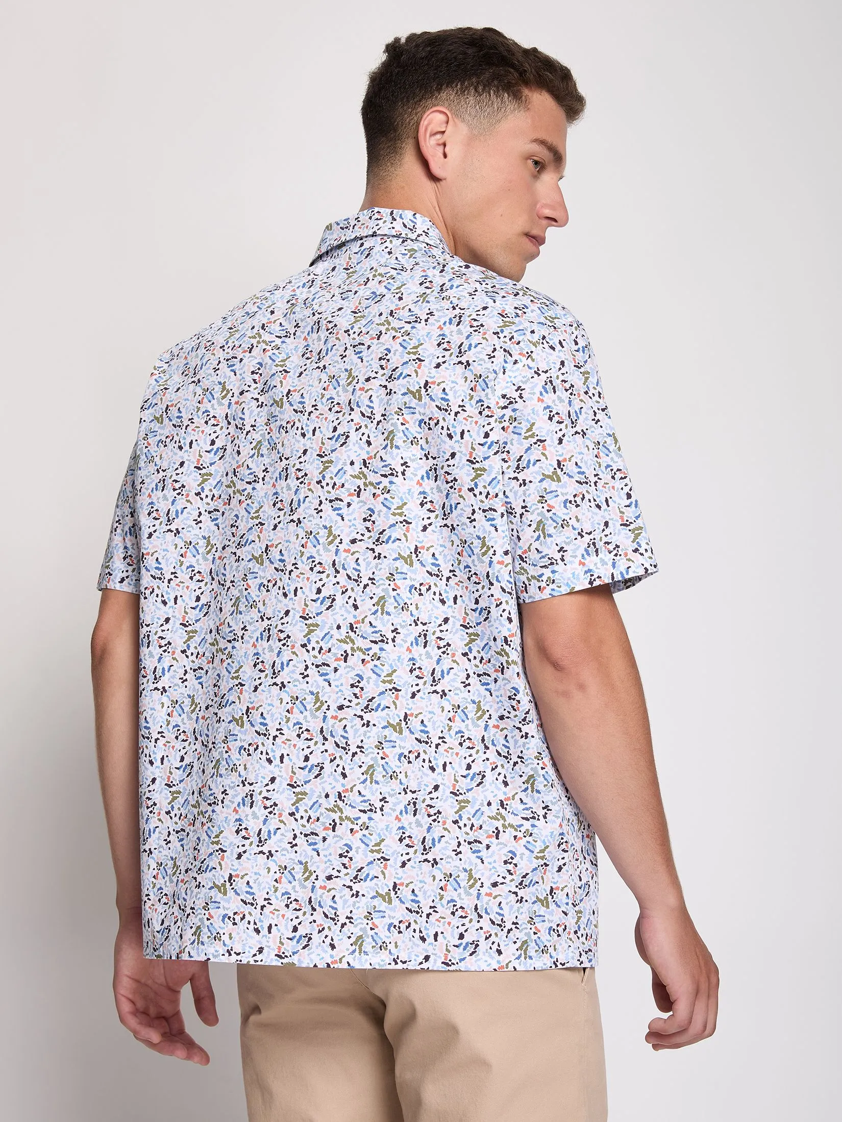 ALUMNUS Men Shirt Short Sleeves 2510SSRL29 Off White