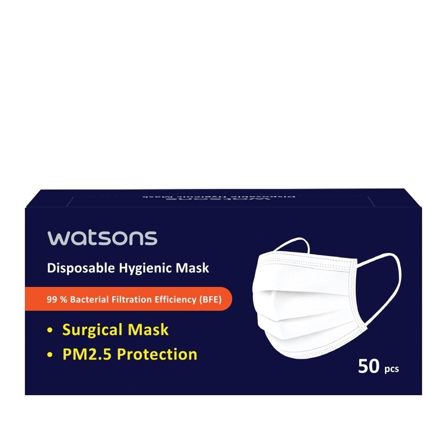 Watsons Disposable Hygienic Mask 50s