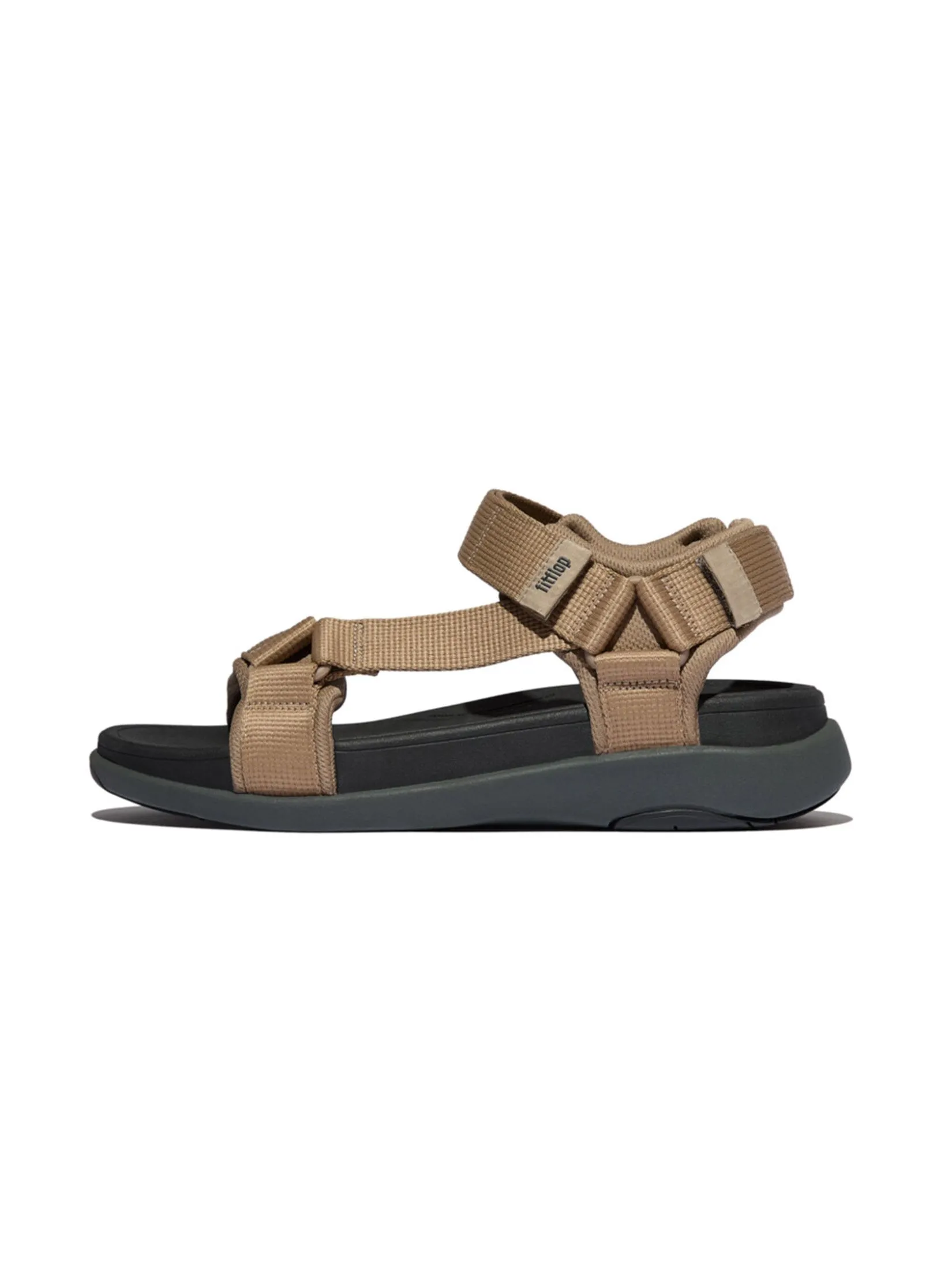 FitFlop™ MEN'S F-MODE GO ADJ.WEBBING B/S BROWN Size - 11 UK