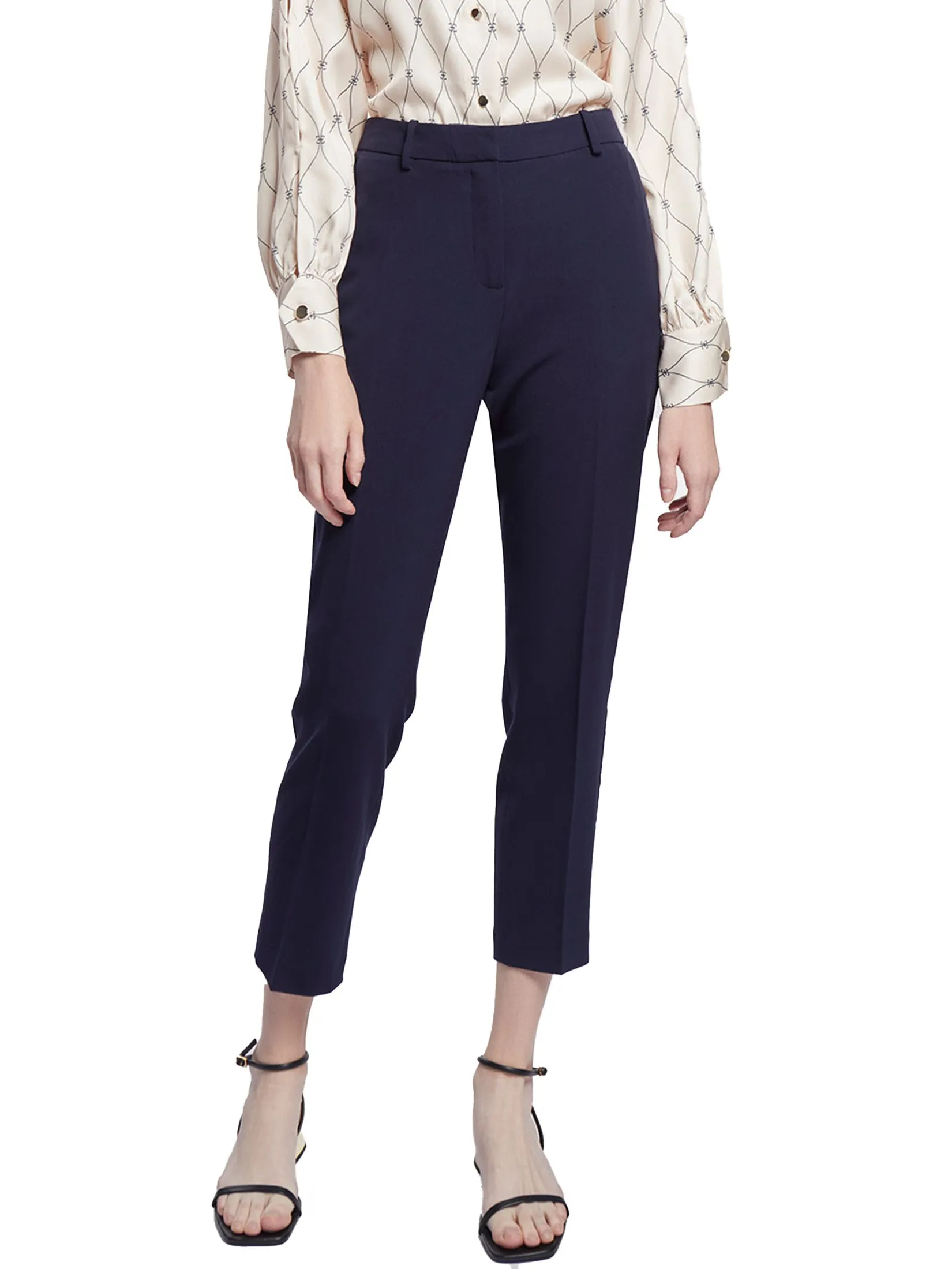 ESPADA Slim Fit Trousers Femail Blue