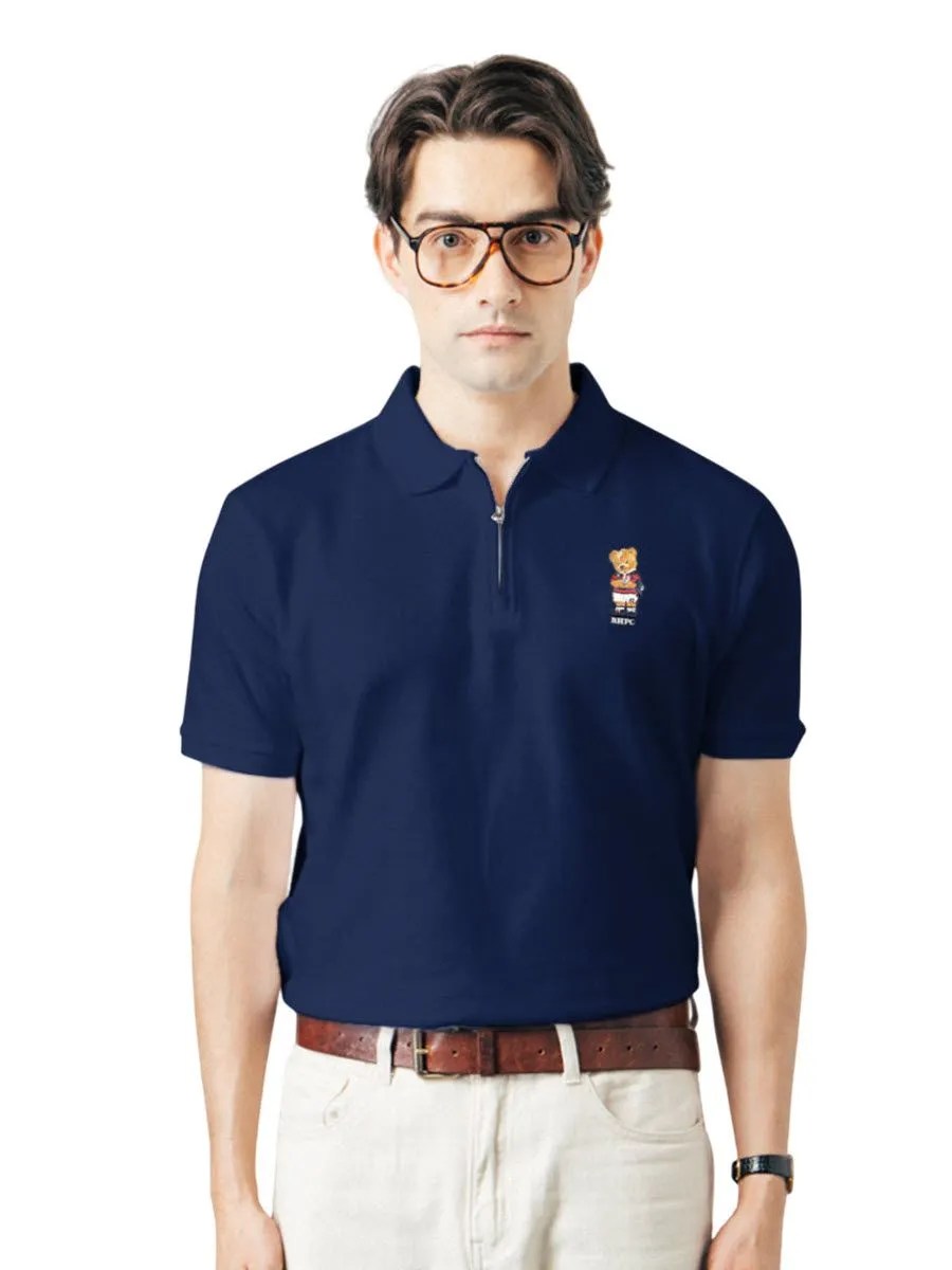 BEVERLY HILLS POLO CLUB Dark Blue Men Polo Shirts Model BN2B166