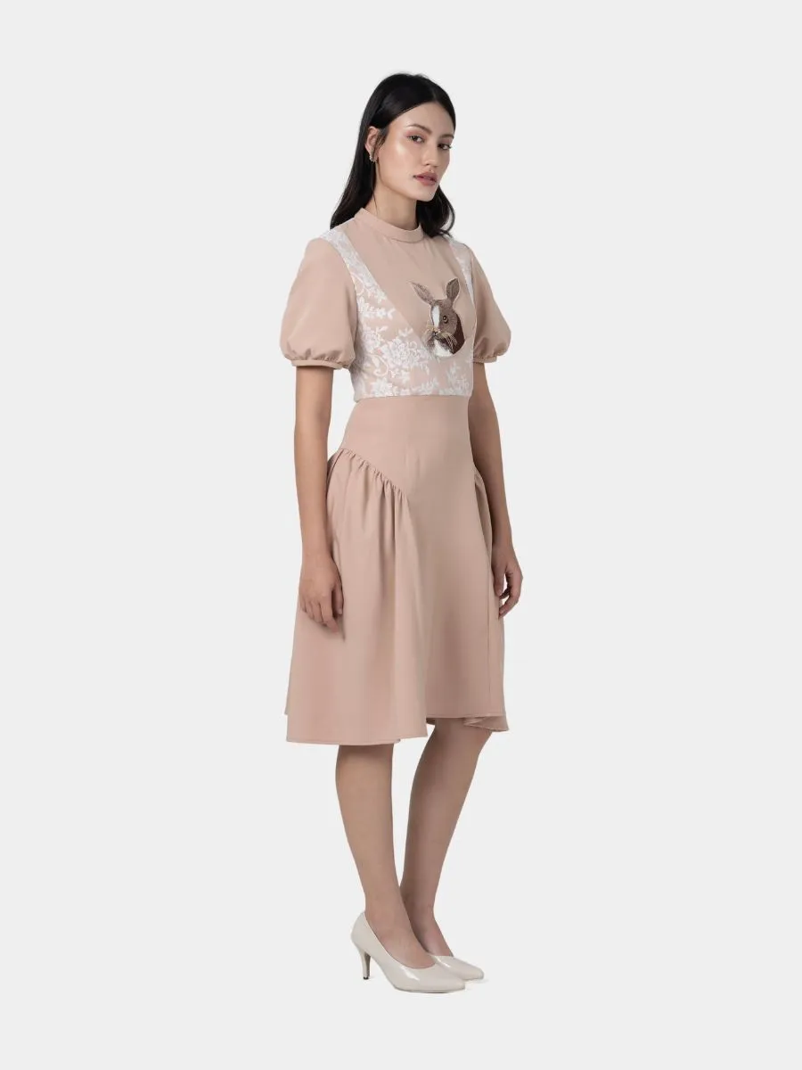 AMASS ME Women Lullaby Rabbit Dress Pink