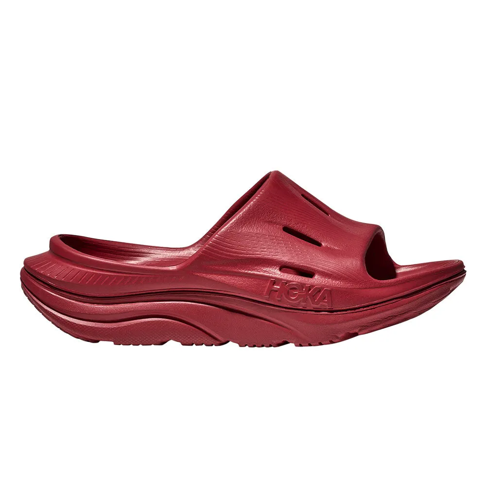 HOKA Ora Recovery Slide 3 Unisex Sandals Red - HO229SH110ELTH
