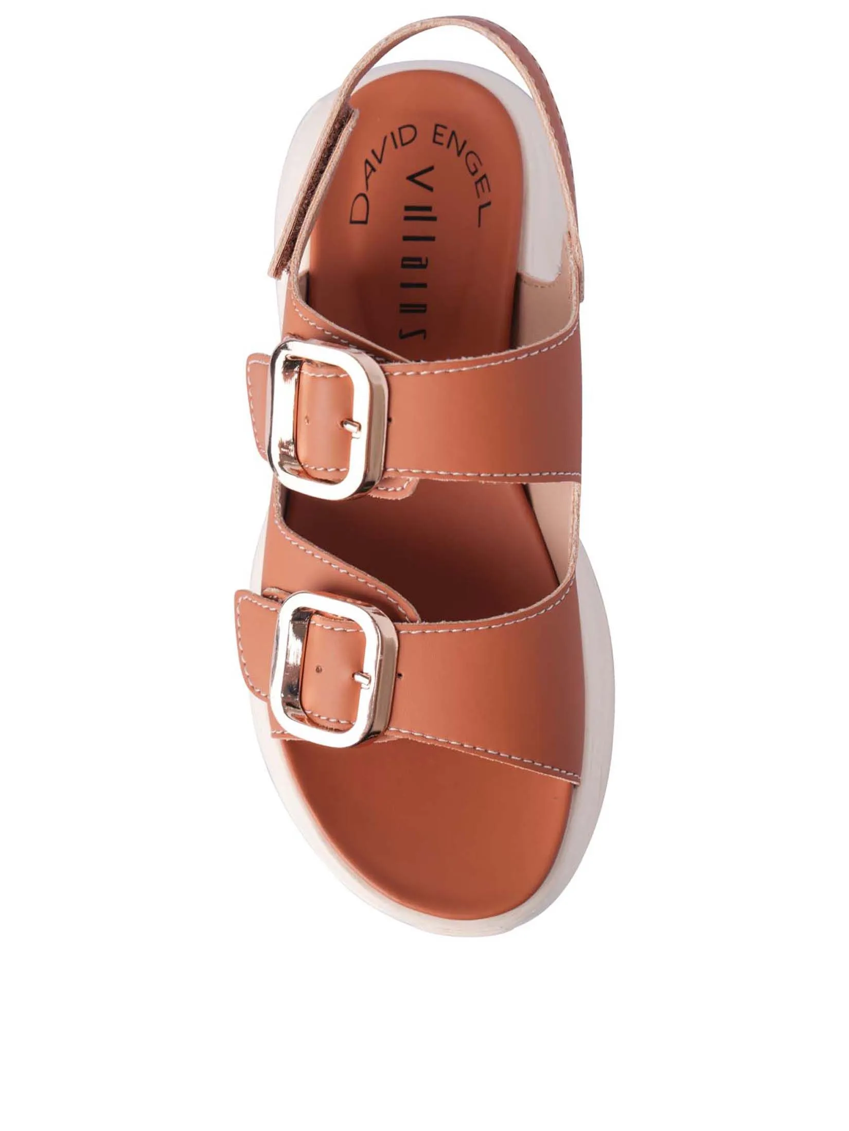 VILLAINS SF INCA Women's Platform Heeled Sandals TAN