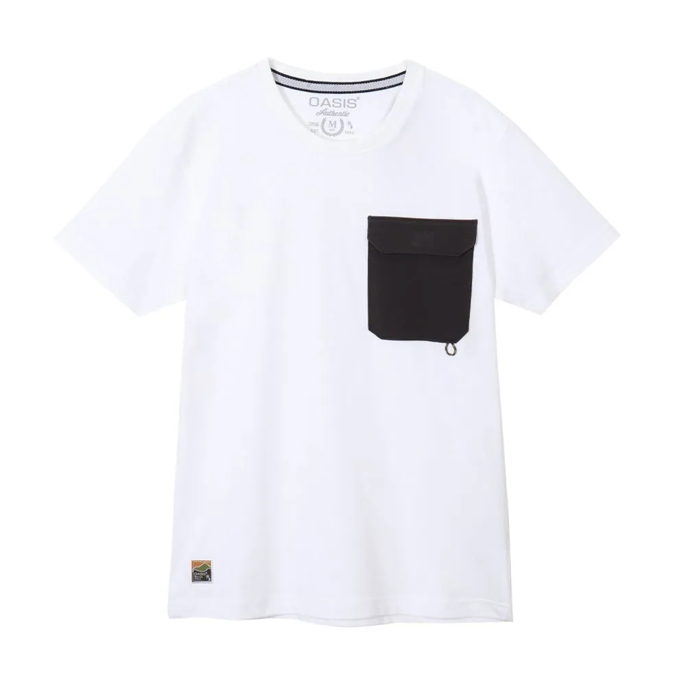 OASIS White T-shirt Short sleeved