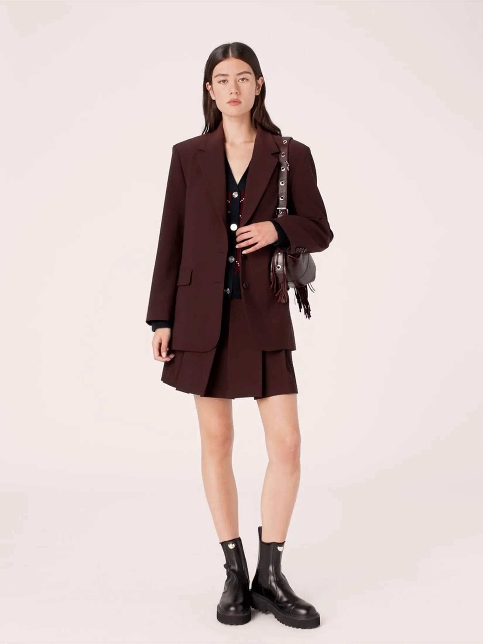 MAJE Women Suit Jacket Belted