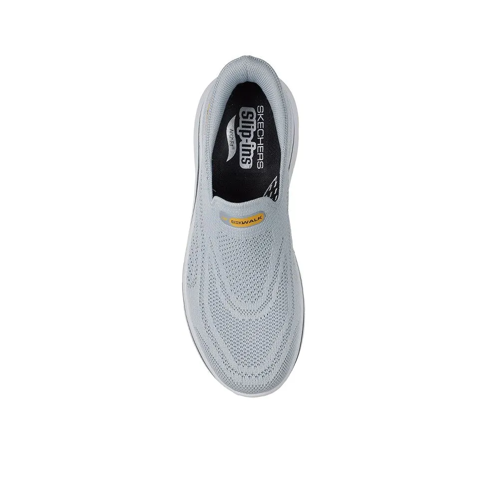 SKECHERS Men Training Shoes Slip-ins® Relaxed Fit®: GO WALK® Arch Fit® N-Joy - Dale Grey - SK108SH654EMTH