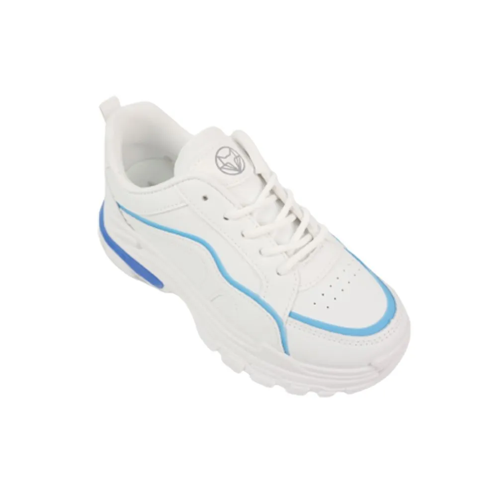 ROVING FOX White/Blue Sneakers FW1946