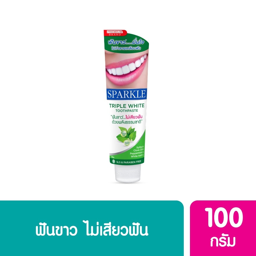 Sparkle Toothpaste Triple White 100 G.