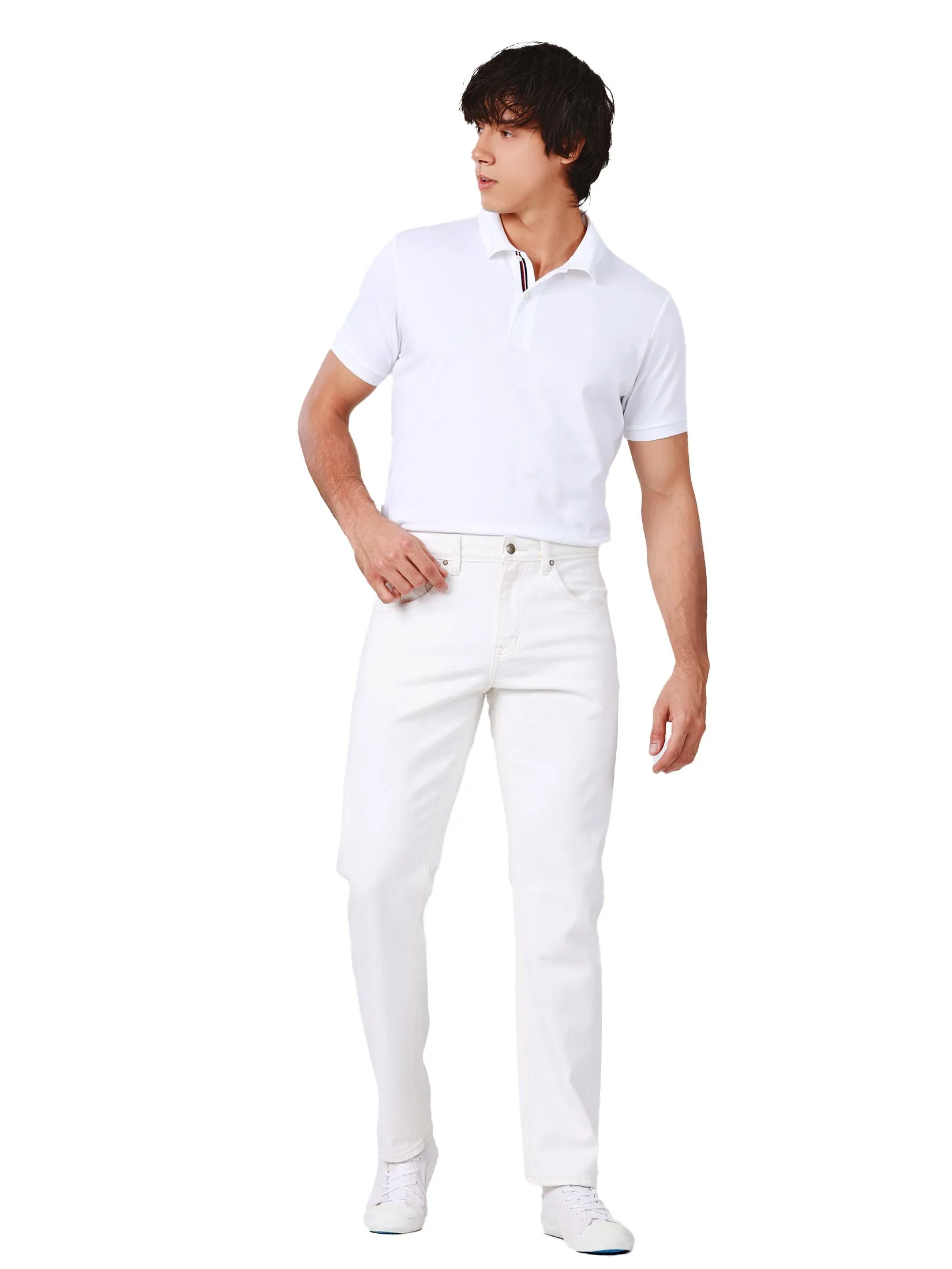 JOHN HENRY Men's Jeans (Regular Fit) DENIM Off-White