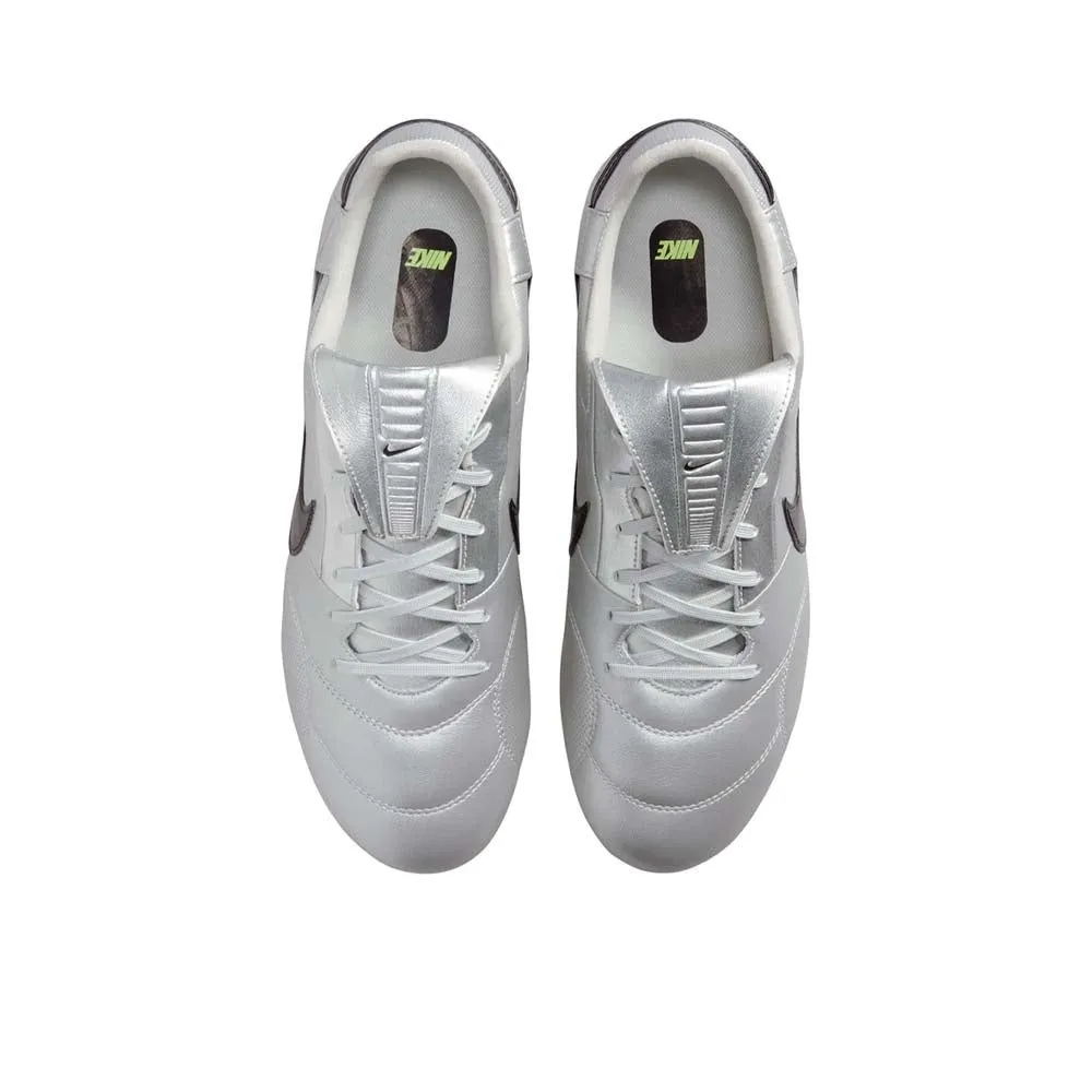 NIKE Premier 3 FG Men Football Shoes Silver - NI083SH750ENTH