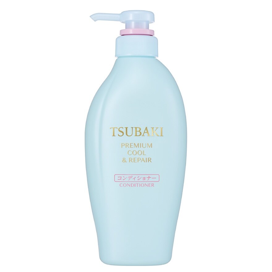 Tsubaki Conditioner Premium Cool  Repair 450 Ml. - Light blue