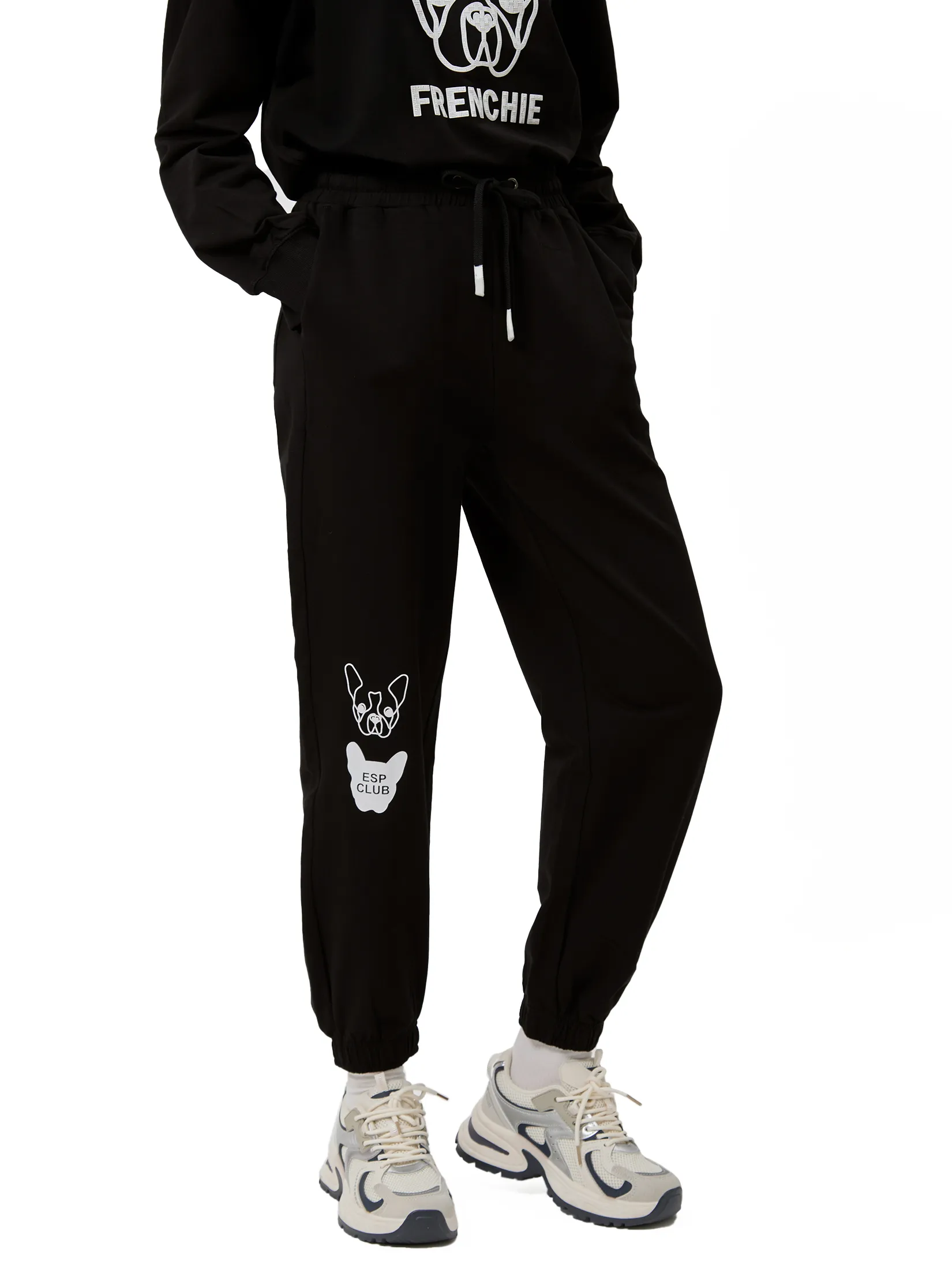 ESP Frenchie Sweatpants Woman Black