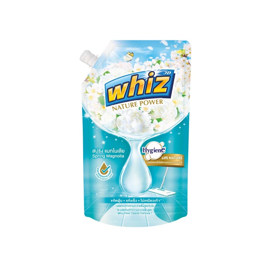 Whiz Nature Power Floor Cleaner Spring Magnolia Blue 600 Ml. - Blue