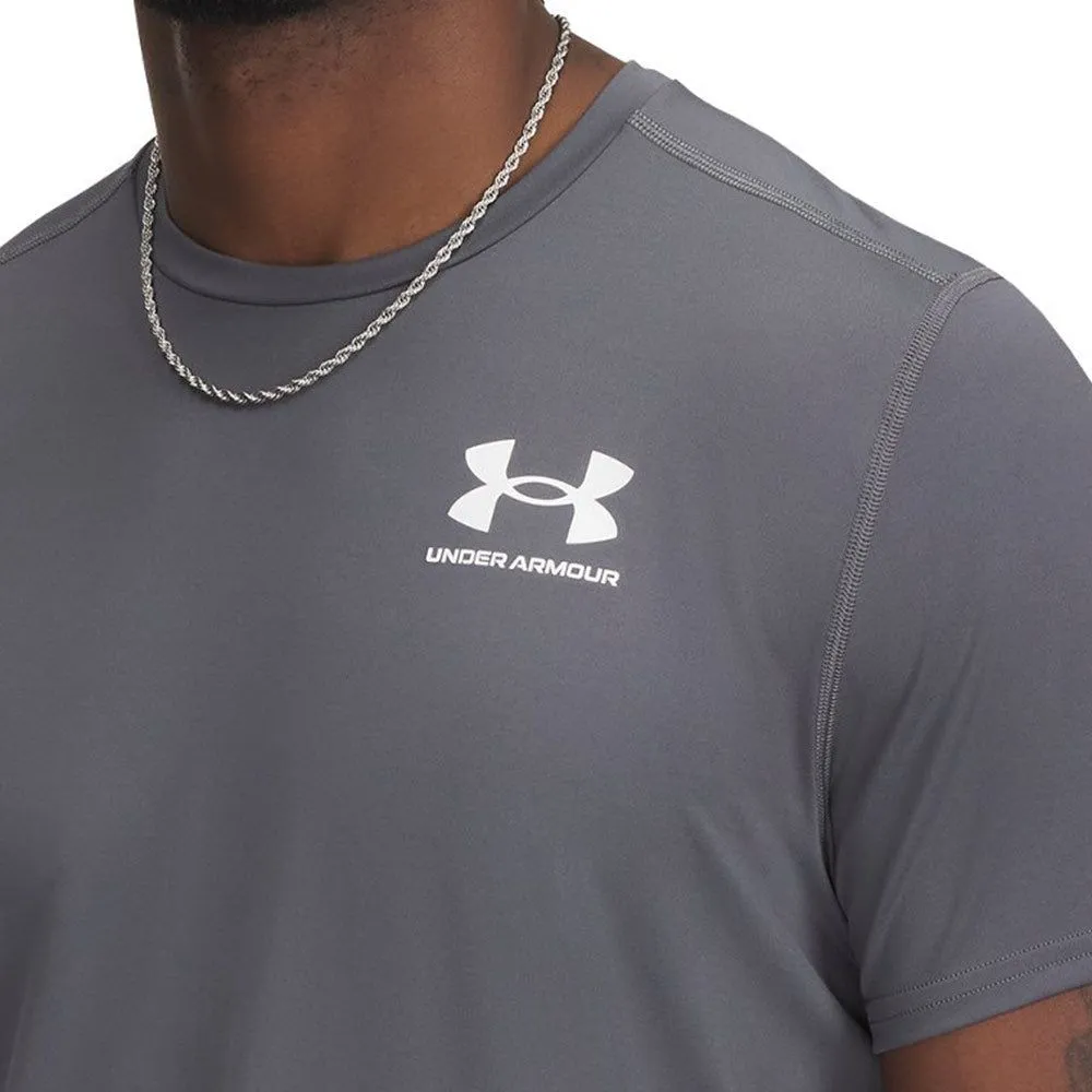 UNDER ARMOUR Men Training T-Shirt HeatGear® Fitted Grey - UN127AP445EKTH