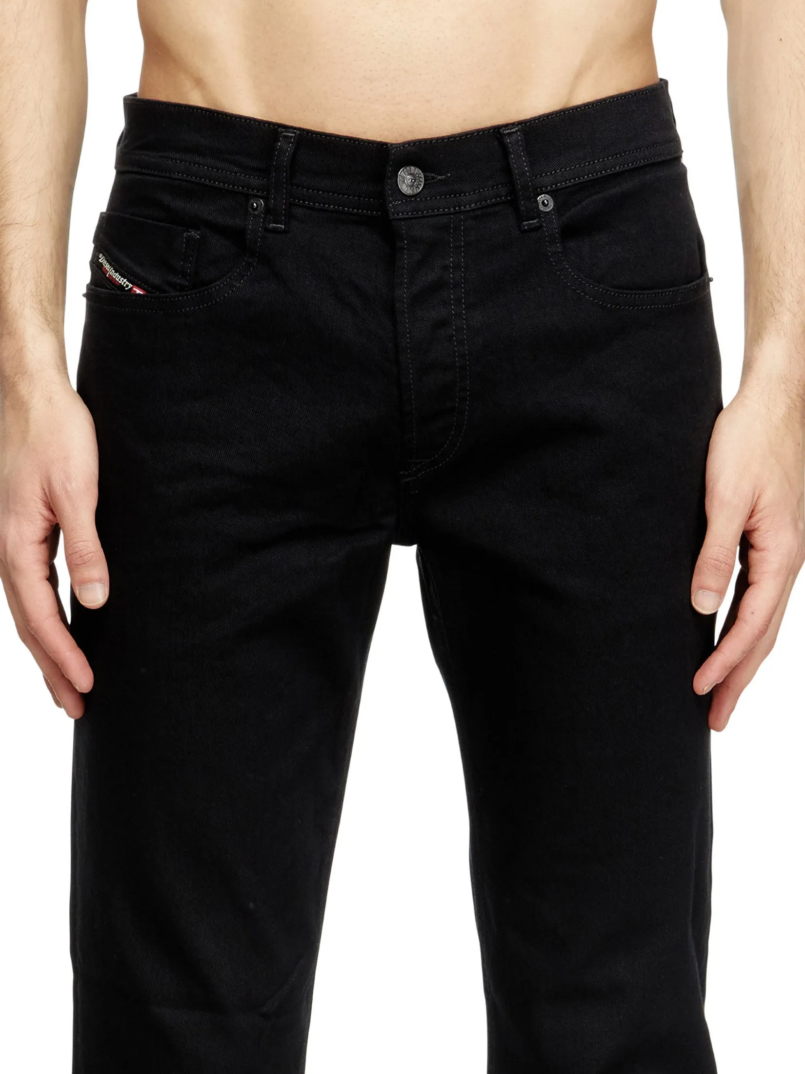DIESEL Jeans Pants Men 2023 D-FINITIVE L.30 TROUSERS Black
