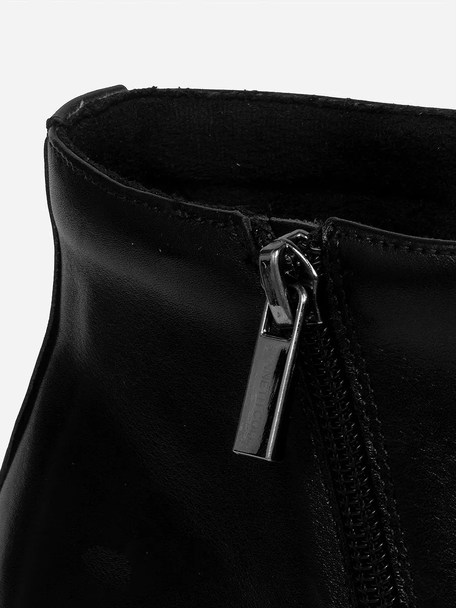 KENNETH COLE MEN'S ZIP BOOTS JOHANSON / BLACK