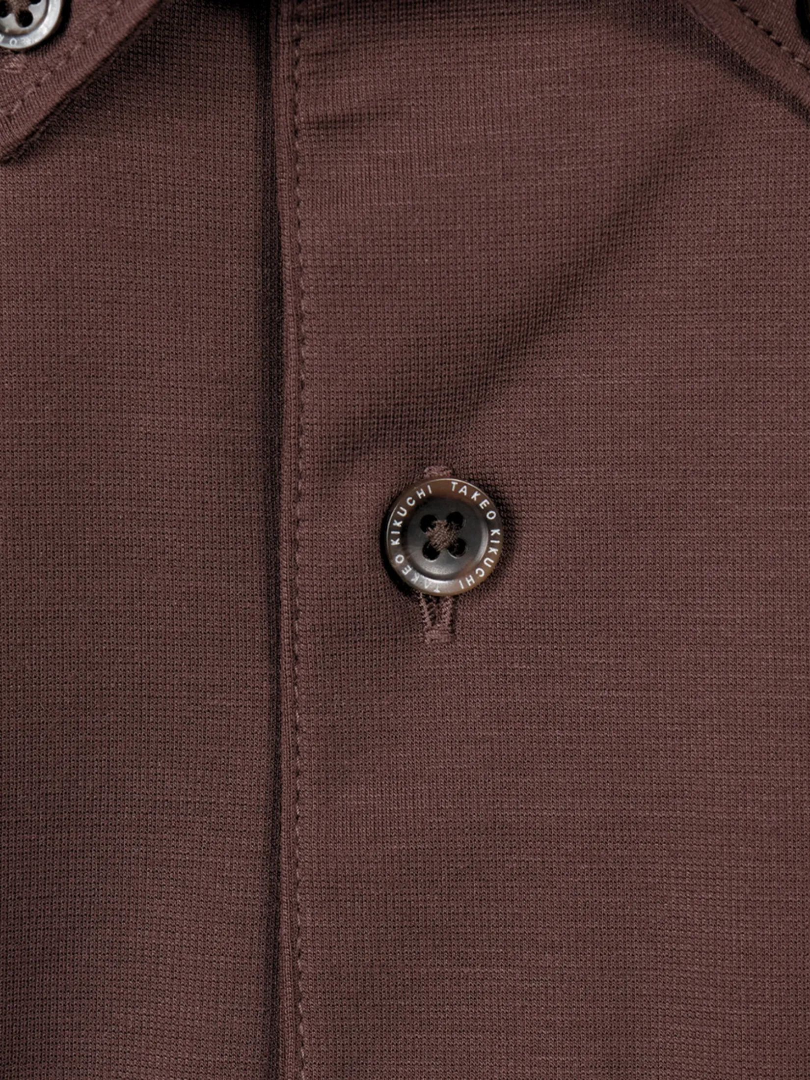 TAKEO KIKUCHI MEN RED ECO SMOOTH AND SILKY BUSINESS POLO SHIRT