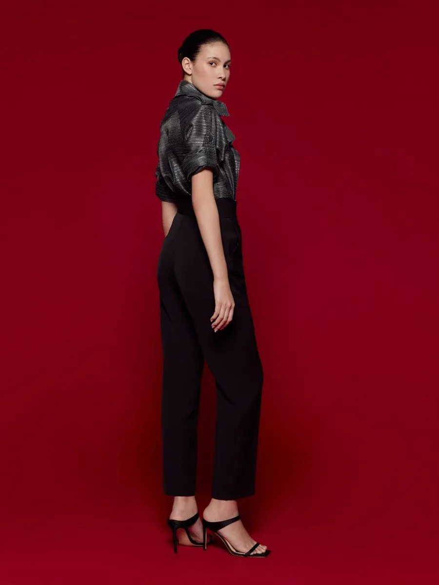 ASAVA (SS24) Maria Women Ankle Pants Black