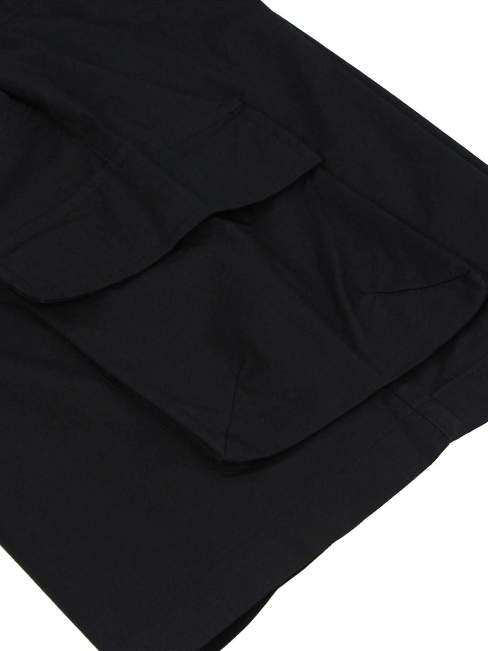 GIORDANO Men's Relax Easy Care Cool Cargo Shorts Black